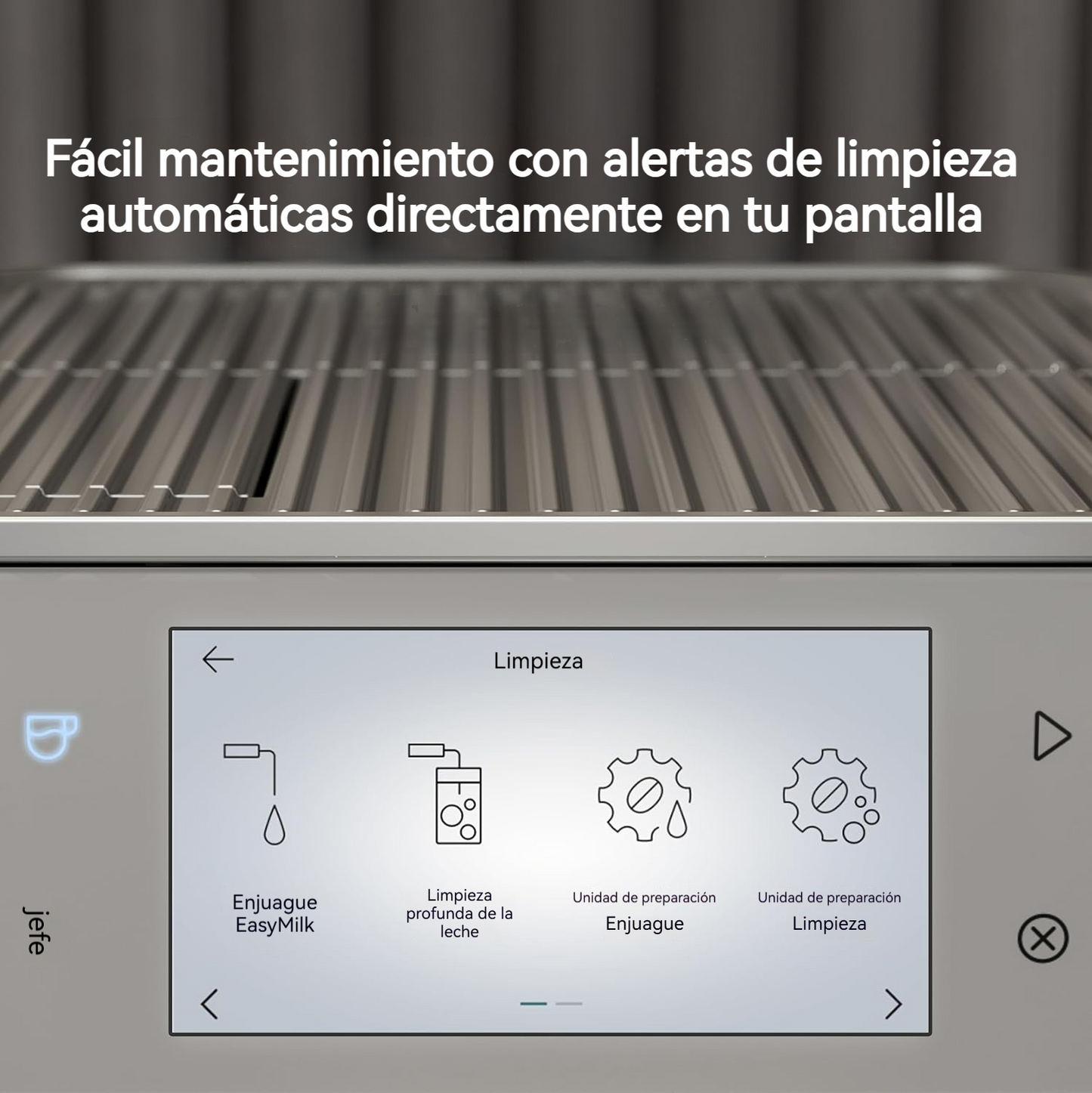 Cafetera Espresso Automática con Personalización Total y Espumado Inteligente