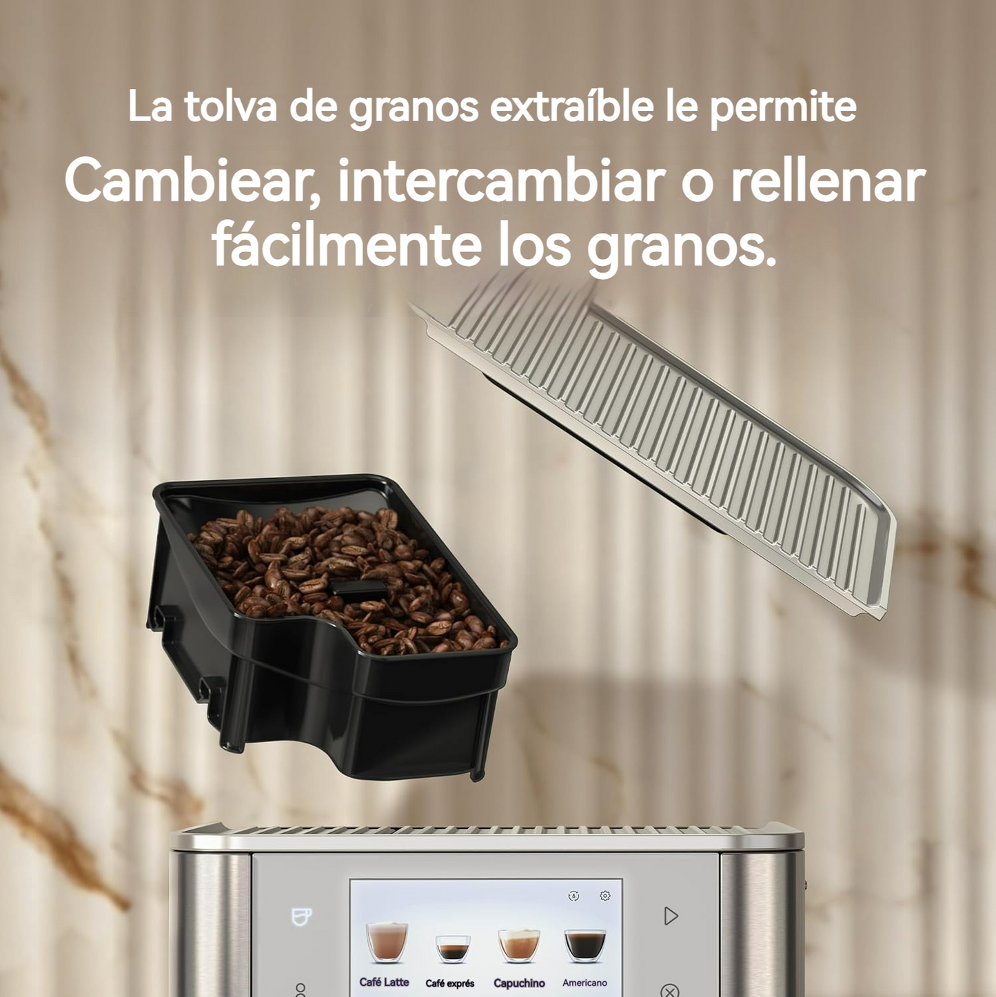 Cafetera Espresso Automática con Personalización Total y Espumado Inteligente