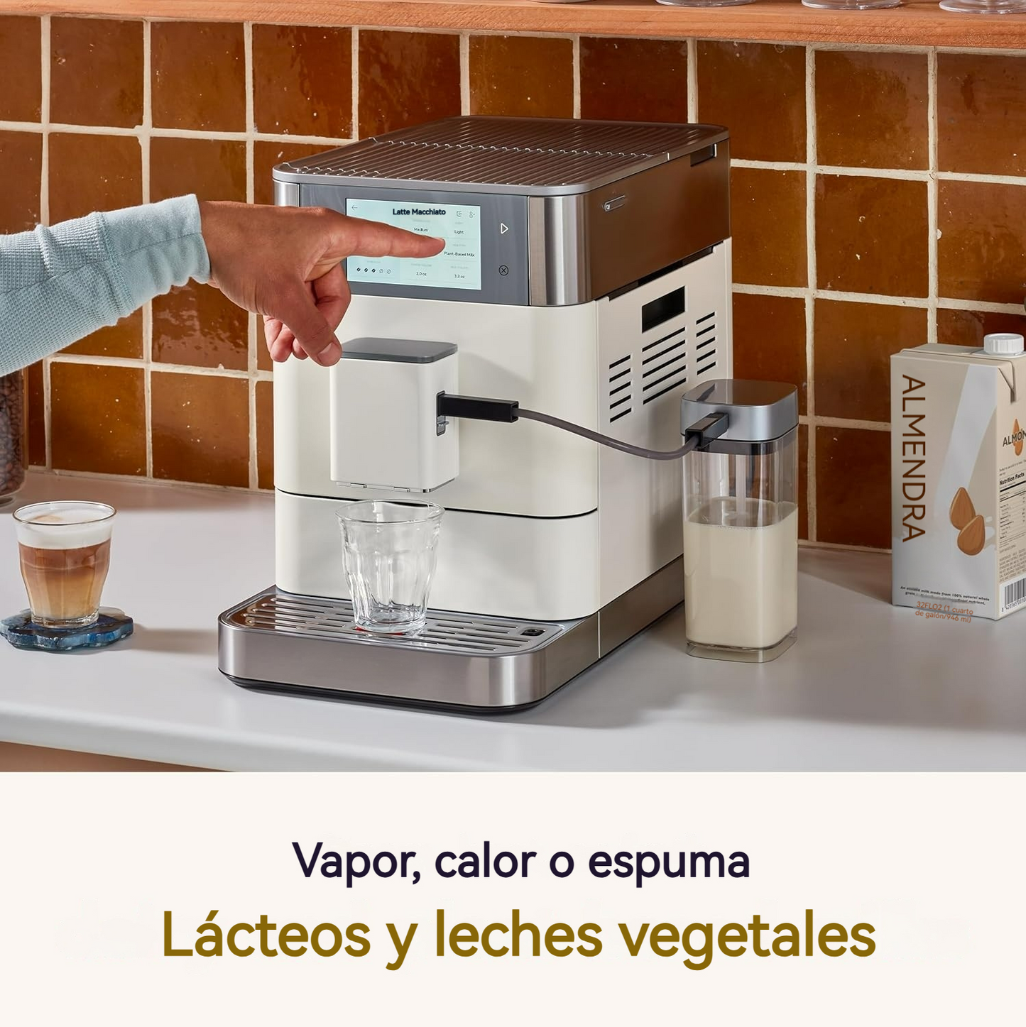 Cafetera Espresso Automática con Personalización Total y Espumado Inteligente